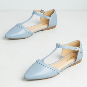 Blue Turn Back Prime Vegan Flat